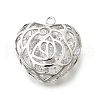 Brass with Cubic Zirconia Pendants KK-E792-30P-03-1