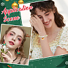 SUNNYCLUE 40Pcs 10 Styles Christmas Theme Plastic Pendants FIND-SC0011-40-5