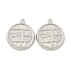 Non-Tarnish 304 Stainless Steel Pendants STAS-L278-052P-1
