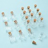 20Pcs 5 Styles Mini High Borosilicate Glass Bottle Bead Containers BOTT-YW0001-02-5