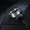 201 Stainless Steel Finger Rings for Men WG1765E-26-1