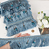 Olycraft 6M Polyester Tassel Lace Trim OCOR-OC0001-51B-3