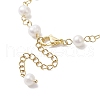 Natural Cultured Freshwater Pearl Beads Link Bracelets for Women BJEW-JB10190-4