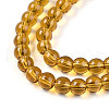 Transparent Glass Beads Strands GLAA-T032-T4mm-23-3