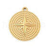304 Stainless Steel Pendants STAS-L080-016G-1