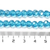 Transparent Glass Beads EGLA-A035-T6mm-B08-4