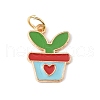 Alloy Enamel Pendants Sets PALLOY-JF02057-2