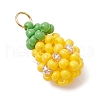 Glass Seed Beaded Pendants PALLOY-MZ00480-3
