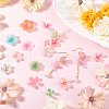 AHADERMAKER 30Pcs 15 Styles Plastic Beads KY-GA0001-33-5