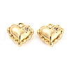 Rack Plating Brass Cubic Zirconia Pendants KK-M261-24G-1