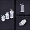 Jewelry Finger Rings Holders Organic Glass Ring Display Stand Sets RDIS-FG0001-05-6