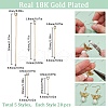 SUNNYCLUE 100Pcs 5 Styles Brass Ball Head Pins KK-SC0005-32-2
