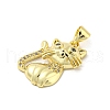 Brass Micro Pave Cubic Zirconia Pendants FIND-Z023-03A-2