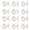 Ion Plating(IP) 304 Stainless Steel Ring Toggle Clasps STAS-CJ0001-46-5