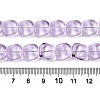 Electroplate Glass Beads Strands EGLA-N012-07H-4
