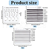 BENECREAT 1Pc Acrylic Knitting Needle & Crochet Hook Gauge DIY-BC0006-90-2