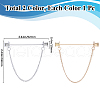 Gorgecraft Zinc Alloy Hanging Chain Brooches FIND-GF0006-87C-2