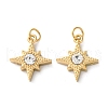 Ion Plating(IP) 304 Stainless Steel Rhinestone Pendants STAS-Q333-10G-03-1