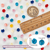 AHADERMAKER 48pcs 8 colors Epoxy Resin Beads RESI-GA0001-28-2