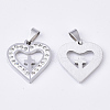 201 Stainless Steel Pendants X-STAS-N089-21P-2