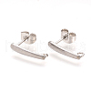 304 Stainless Steel Stud Earring Findings STAS-Q223-04-1