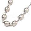 Rack Plating Brass Round Bib Necklaces for Women NJEW-C059-23P-1-2