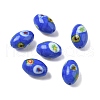 Handmade Millefiori Glass Beads LAMP-U004-02A-1