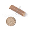 Wooden Sticks Connector Charms PALLOY-JF03394-01-2