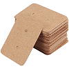 SOFPLATE 300Pcs Paper Jewelry Earring Display Cards with Hanging Hole CDIS-SP0001-05B-1