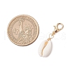 Shell Pendant Decoration HJEW-JM03185-02-4
