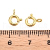 925 Sterling Silver Spring Ring Clasps STER-T007-108G-3