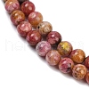 Natural Rhodonite Beads Strands G-G206-A02-6mm-4