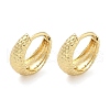 Textured Brass Hoop Earrings EJEW-Z102-08G-4