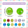 SOFPLATE 12 Colors Eco-Friendly Transparent Acrylic Beads TACR-SP0001-14-2