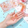6 Styles Gradient Color Transparent Painted Glass Beads Strands DGLA-YW0001-28A-8