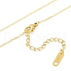 Ion Plating(IP) 304 Stainless Steel Love Heart Tag Pendant Necklaces for Women NJEW-K276-30G-3