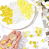 SUNNYCLUE 300Pcs 3 Colors Transparent Acrylic Beads OACR-SC0001-47C-3