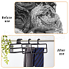 Plastic Hanging Display Stand for Silk Scarf ODIS-WH0099-29D-4