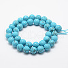 Synthetic Turquoise Bead Strands X-G-G671-8mm-2