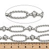 304 Stainless Steel Twist Oval Link Chains CHS-C017-08P-2