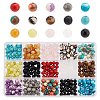   450Pcs 15 Styles Natural & Synthetic Mixed Gemstone Beads G-PH0002-36-1
