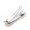 Viking Knot Alloy Retro Hair Barrettes AJEW-K048-06AS-2