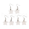Natutal Quartz Crystal Dangle Earrings EJEW-F343-C06-1
