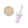 Angel Glass Pearl Pendant Decorations HJEW-JM03330-3