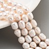 Natural Cultured Freshwater Pearl Beads Strands PEAR-P062-15B-1