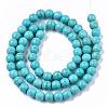 Synthetic Turquoise Beads Strands X-TURQ-S192-6mm-2-2