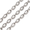 304 Stainless Steel Hexagon Link Chains CHS-S012-21P-1
