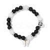 Natual Larderite Beads Stretch Bracelets for Women CR9776-1-1