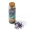 Glass Wishing Bottle Decoration AJEW-JD00012-02-4