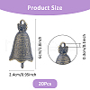 Tibetan Style Alloy Pendants FIND-WH0162-20AB-2